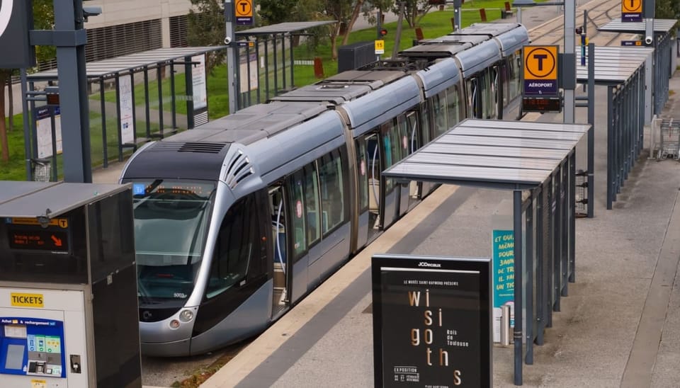 Foto van metro in Toulouse