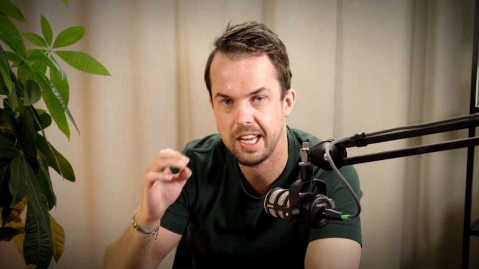 Michael van de Poppe tijdens livestream