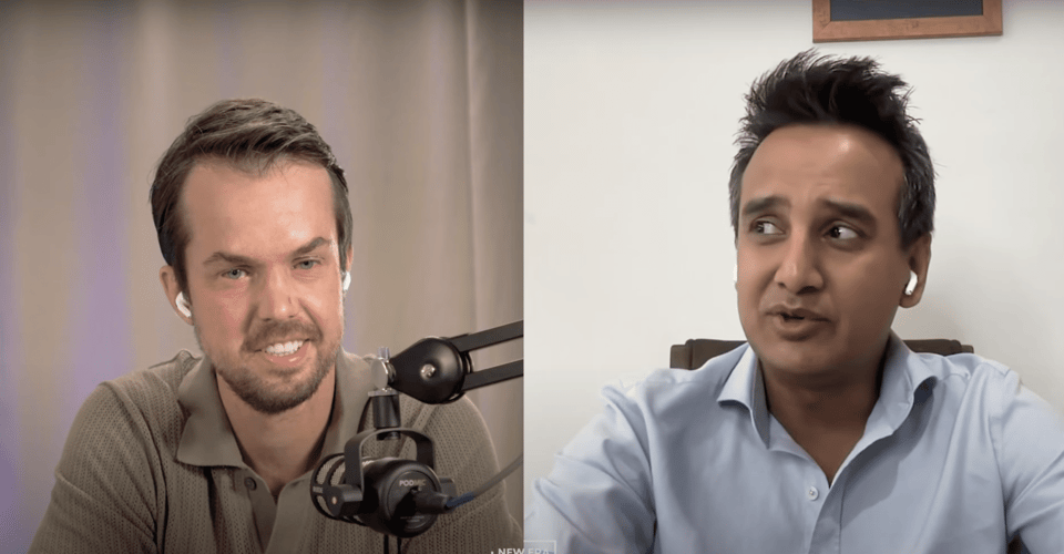 Fahmi Syed en Michael van de poppe in podcast