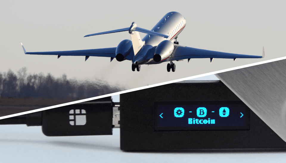 bitcoin private jet