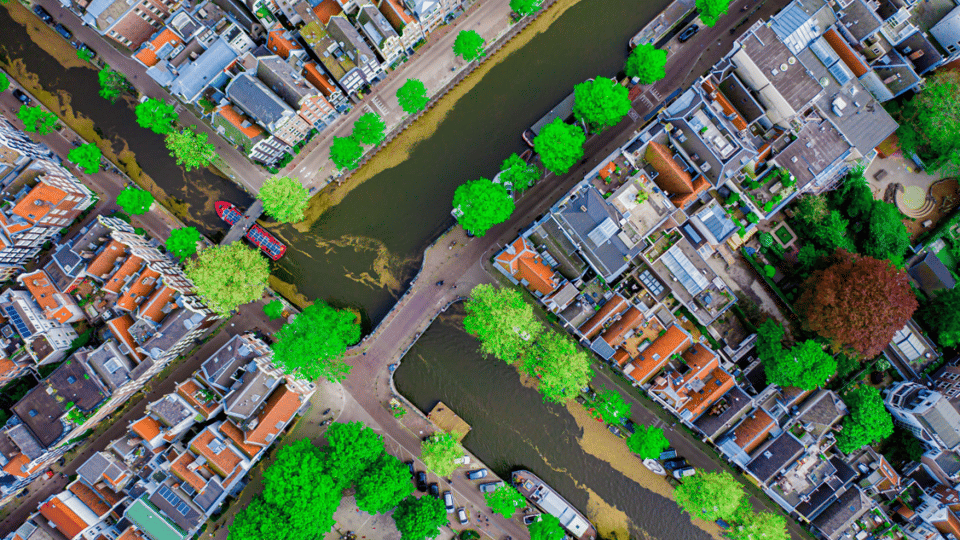 Amsterdam van boven