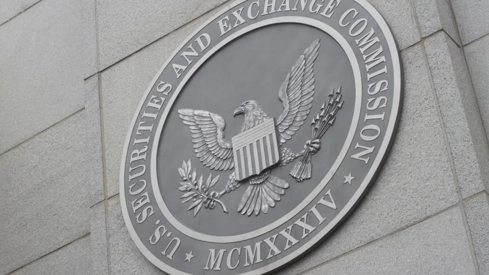 Een afbeelding van de securities and exchange commission, een waakhond voor de crypto industrie