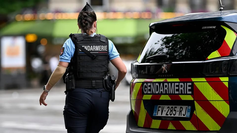 Foto van Franse politie-agent