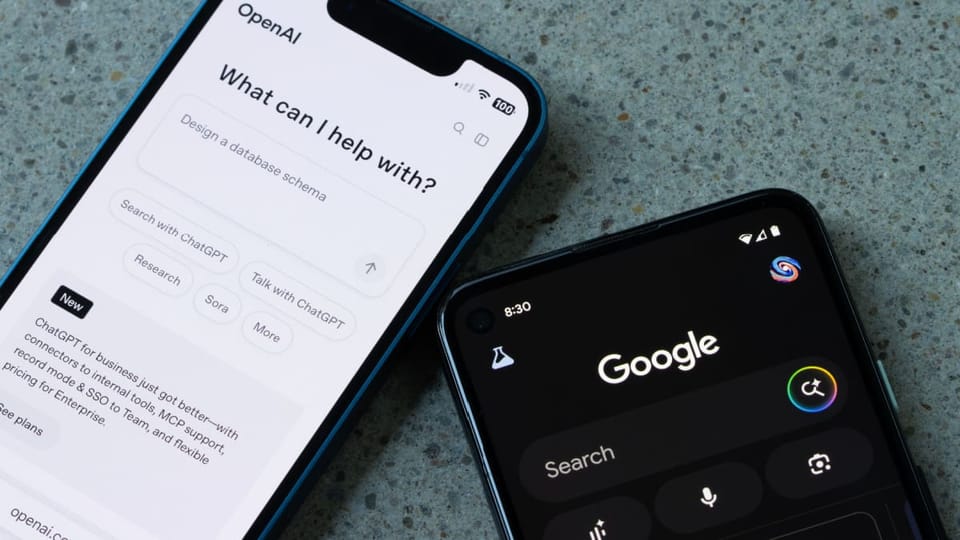 Een afbeelding van AI agents van google en openAI