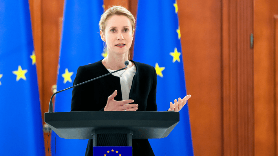Foto van EU buitenlandchef Kaja Kallas