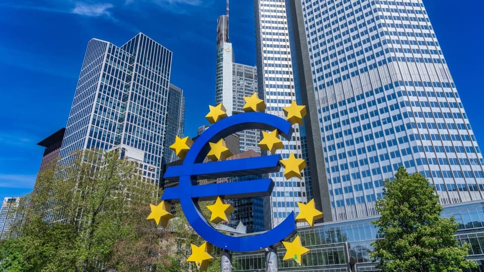Een afbeelding van de Europese centrale bank