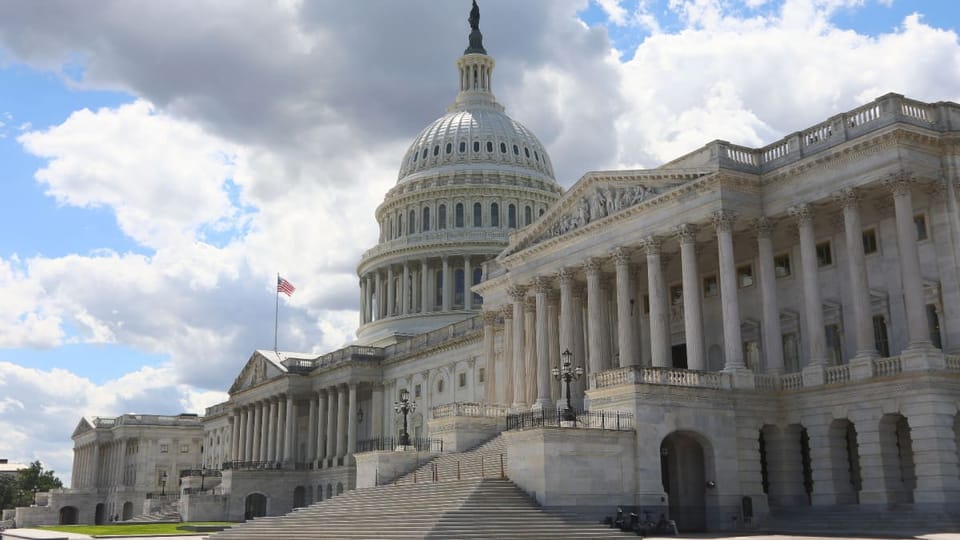 Een afbeelding van het capitol building in Washington, Verenigde Staten