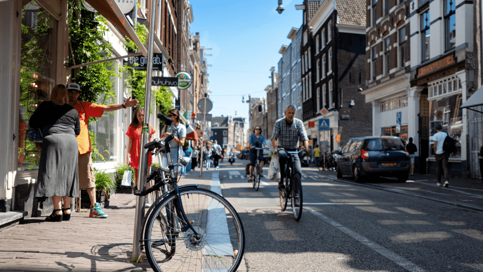 Fietser-in-Amsterdam