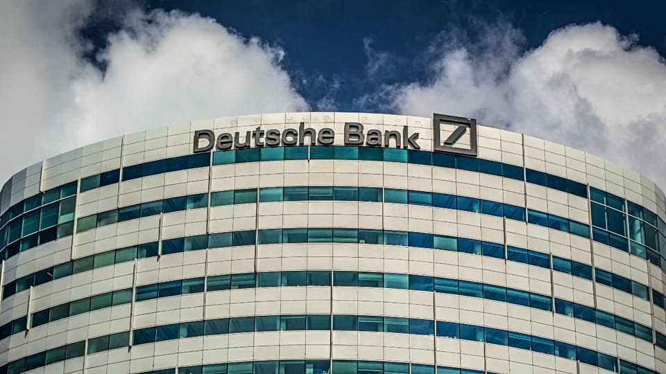 Kantoor van Deutsche Bank in Amsterdam