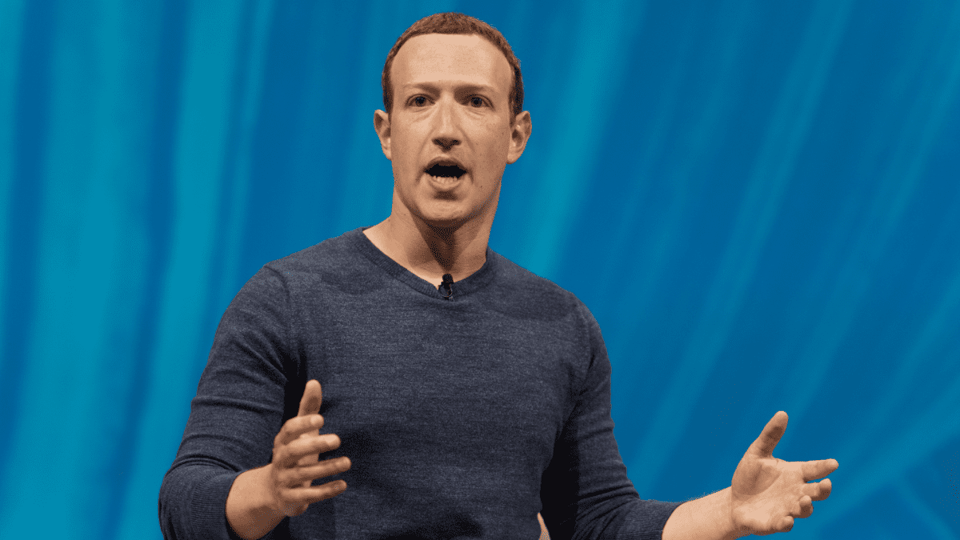 Foto van Facebooks Mark Zuckerberg