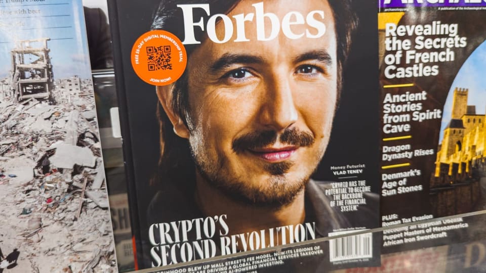 Robinhood baas Vlad Tenev In Forbes