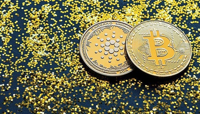 Cardano-Bitcoin-merken Cardano haalt Bitcoin in qua sentiment op lijst van topmerken