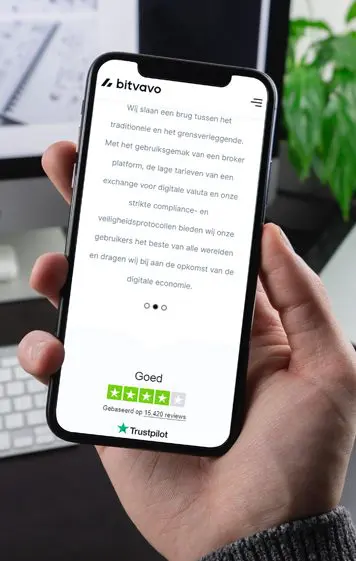 Bitvavo Trustpilot beoordeling