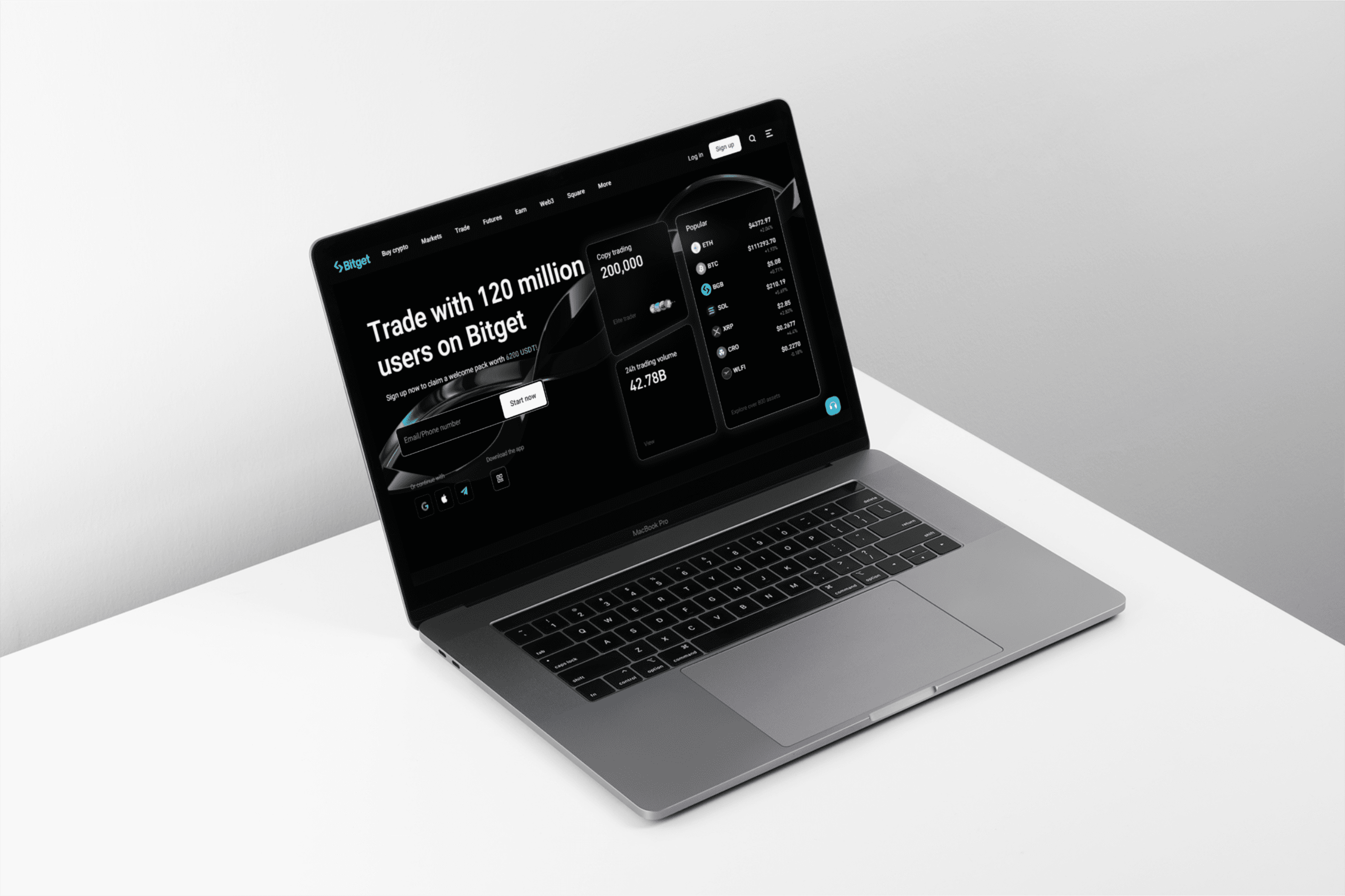 Copy trading bij Bitget