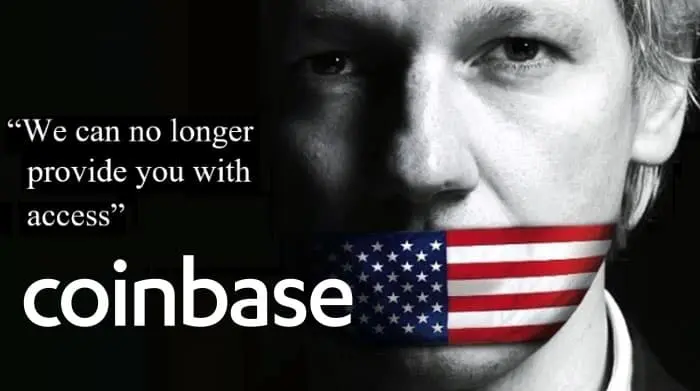 Coinbase-Blocks-WikiLeaks Coinbase-Blocks-WikiLeaks