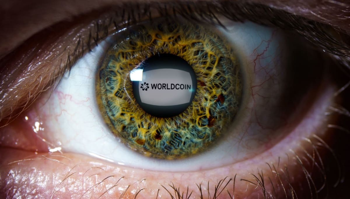 worldcoin-crypto-irisscan Worldcoin gaat grote cryptoverkoop houden, voorraad groeit tot 19%