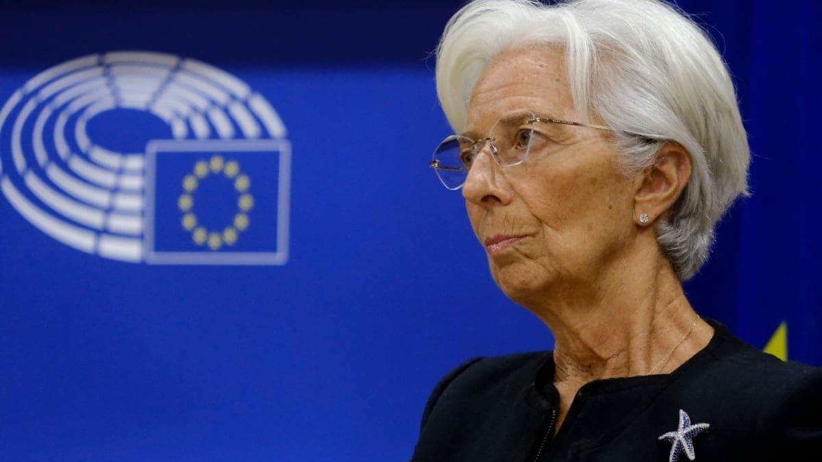 ECB-voorzitter Christine Lagarde Europese Centrale Bank verlaagt opnieuw rente, economische zorgen stijgen