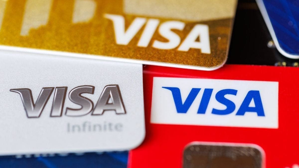 Foto van Visa betaalkaarten