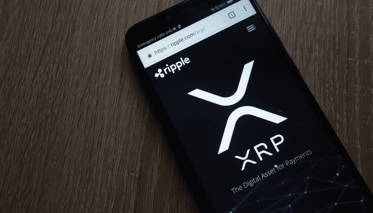 Ripple XRP op mobiel