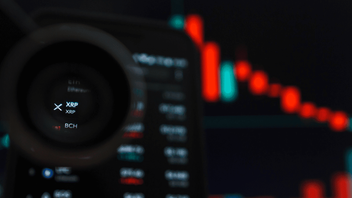 Afbeelding van dalende XRP koers