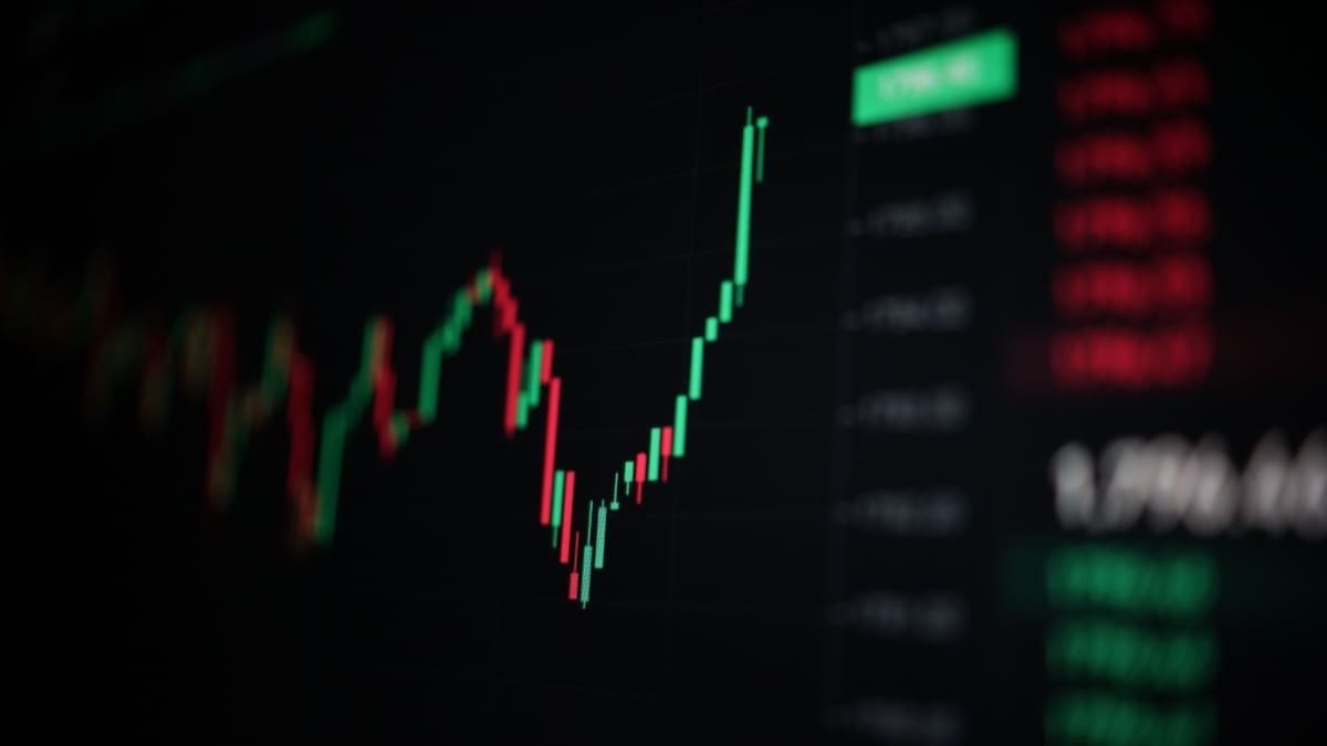 Stijgende koers Een stijgende koers van een cryptovaluta