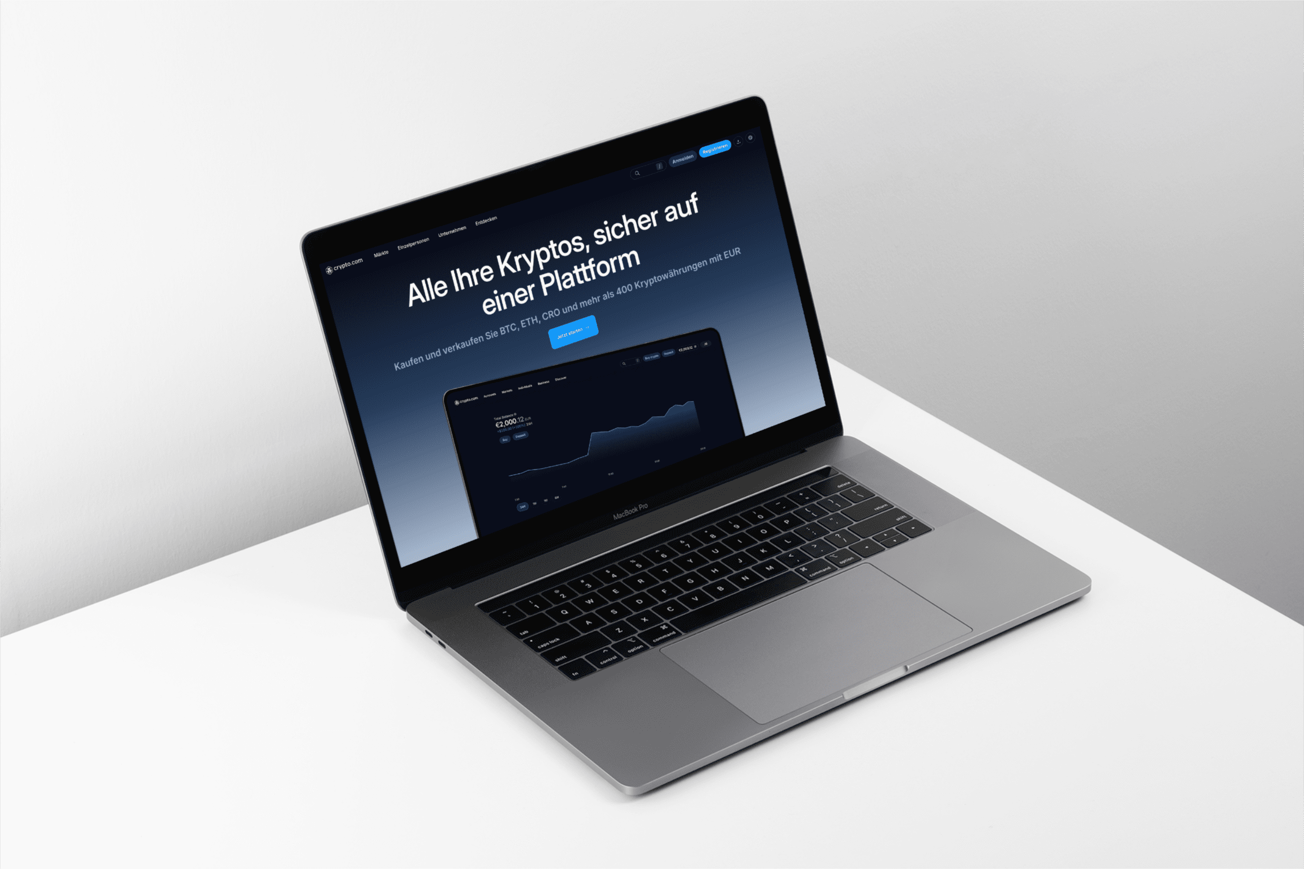 Krypto handeln auf Crypto.com