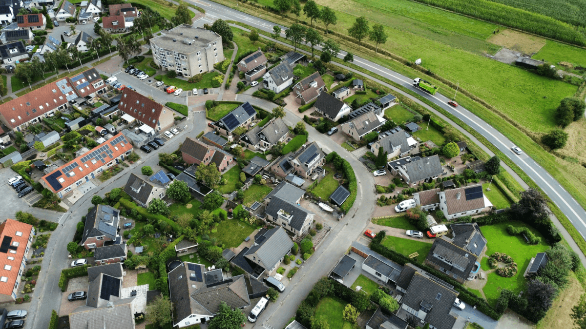 Luchtfoto van Steenwijk