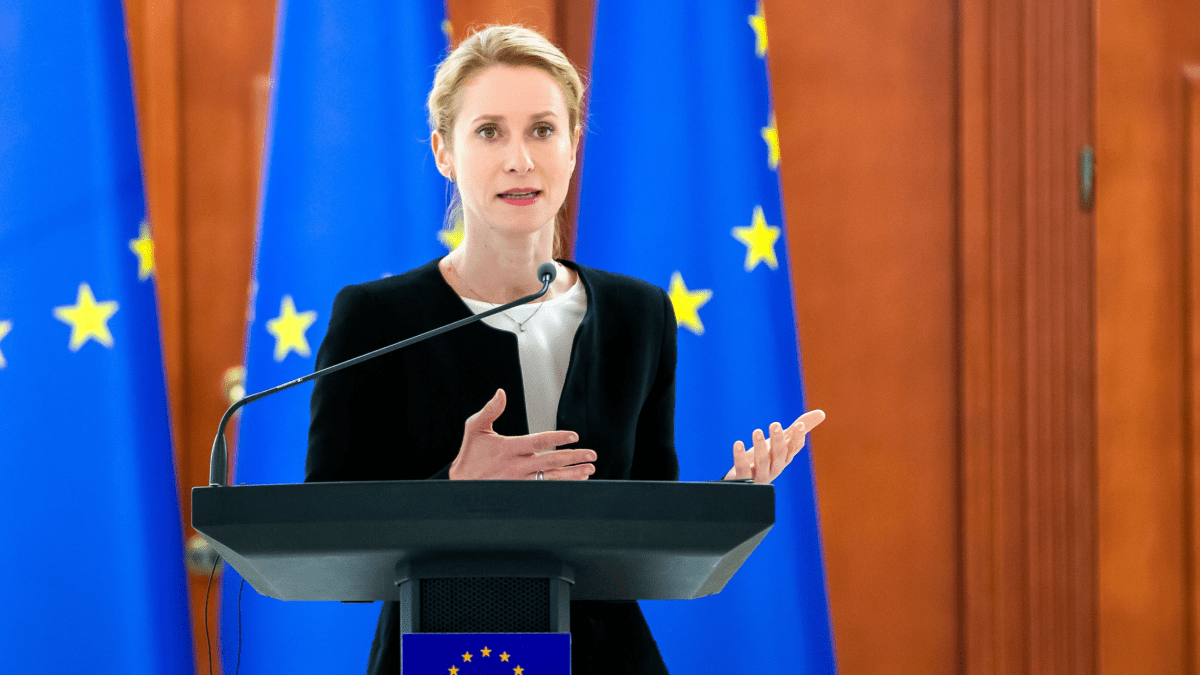 Foto van EU buitenlandchef Kaja Kallas