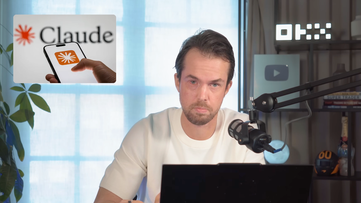 'Ik liet Claude AI met 8.500 euro een crypto-portfolio samenstellen' michael van de poppe claude AI video