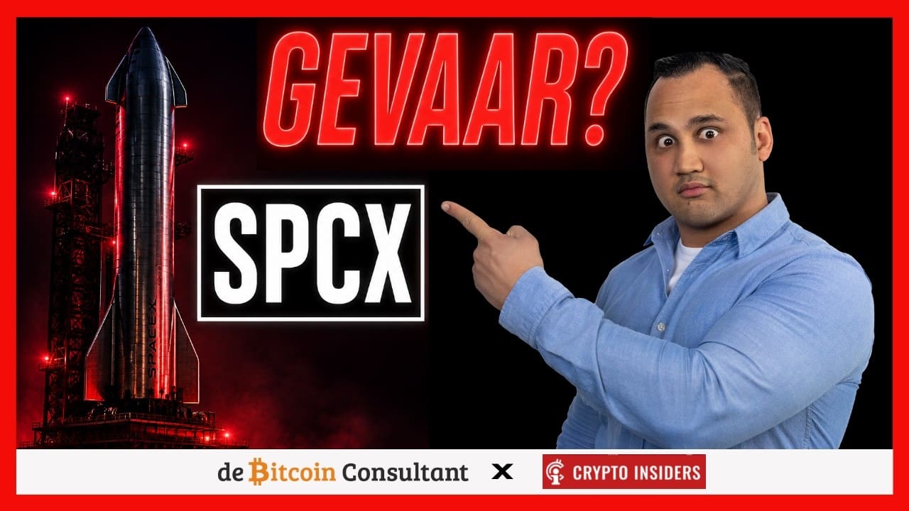 Video thumbnail for youtube video John van Meer: 'Bitcoin staat op breekpunt, pas op met SpaceX'